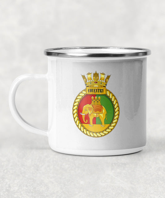 HMS Coventry - Enamel Mug