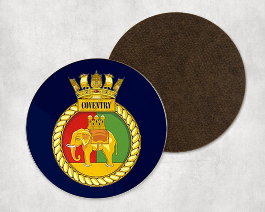 HMS Coventry - Round Coaster Set