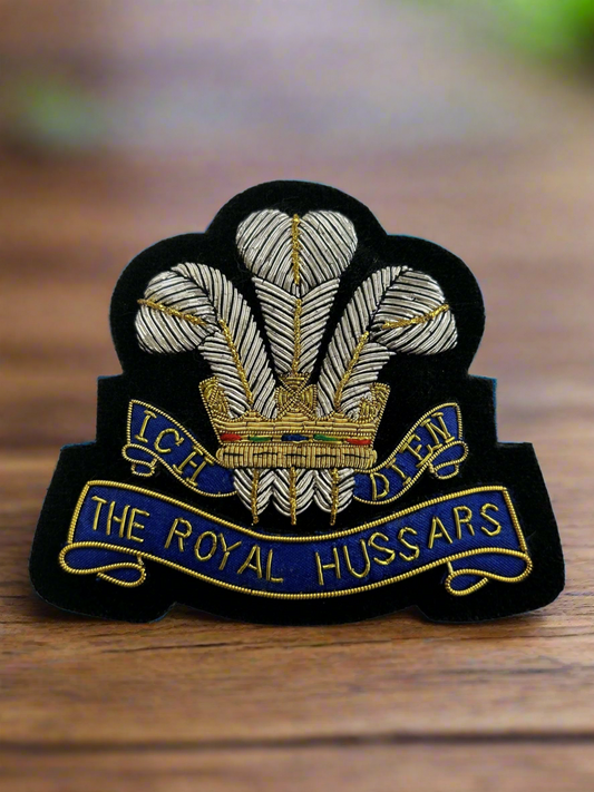 The Royal Hussars (Prince of Wales's Own) - Blazer Badge