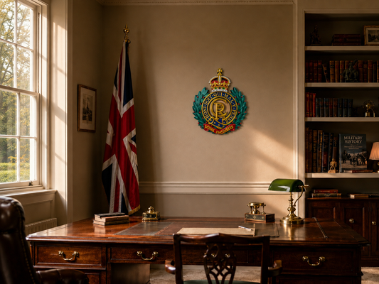 Royal Engineers King's Crown Cap Badge | Officially Licensed