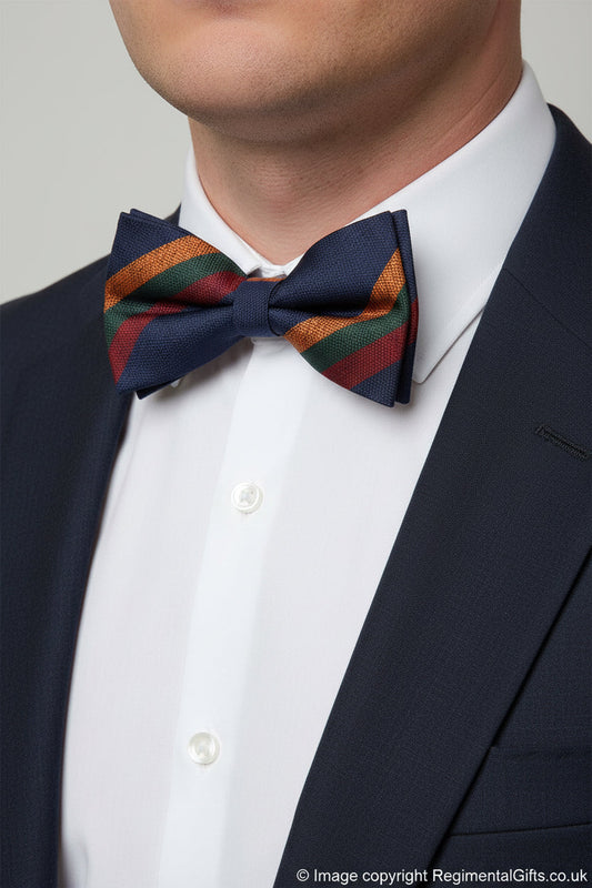 The Duke of Lancaster's Regiment (DOL) Pre-Tied Polyester Bow Tie