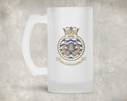 Diving and Threat Exploitation Group (DTXG) - Frosted Stein/Tankard/Beer Mug - Frosted Stein/Tankard/Beer Mug