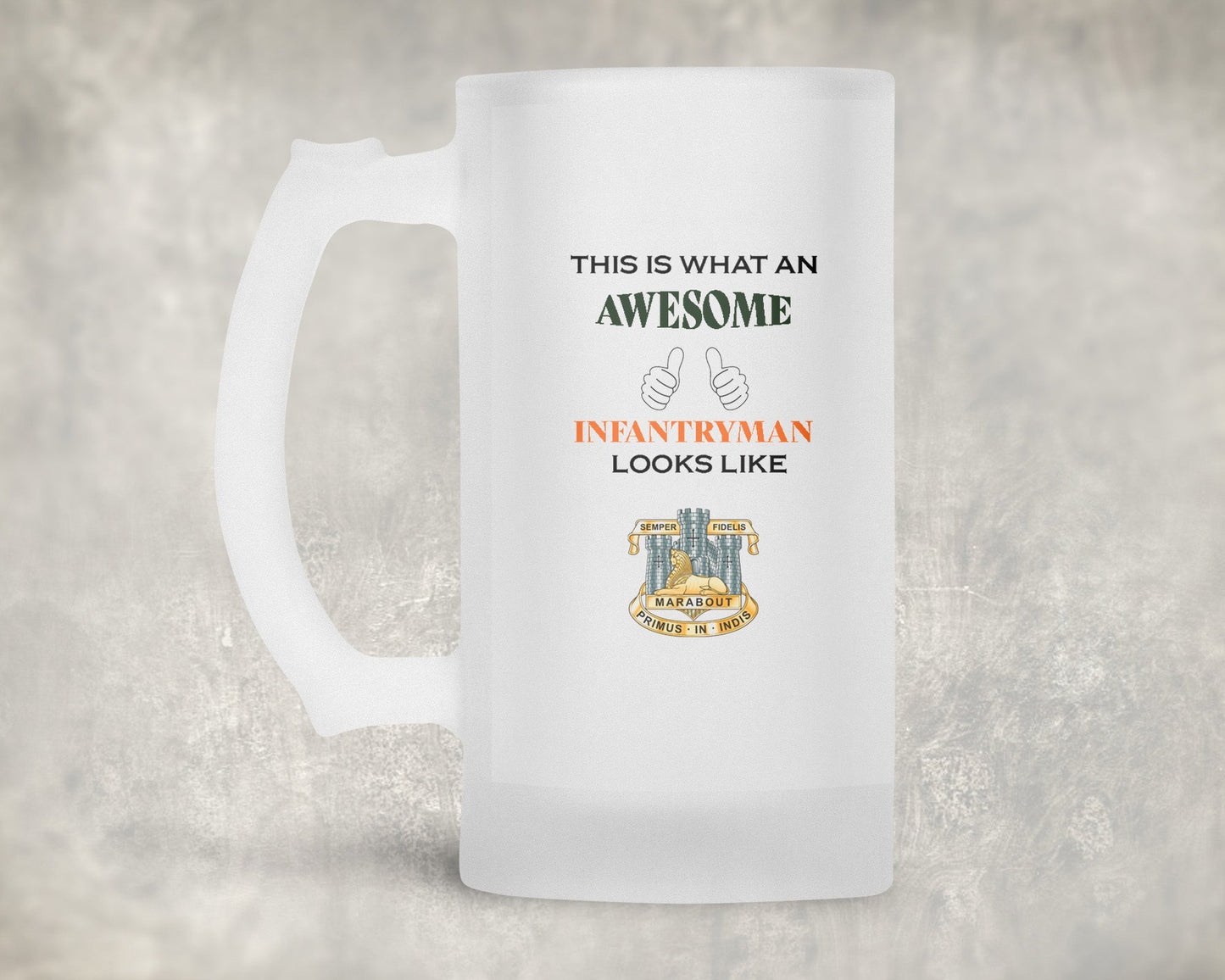 Devonshire & Dorset Regiment - Awesome Frosted Stein