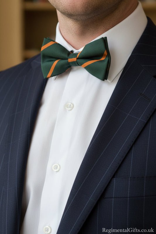 The Devonshire & Dorset Regiment (D&D) Pre-Tied Polyester Bow Tie