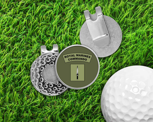 Royal Marines Dagger & Flash - Golf Ball Marker Hat Clip