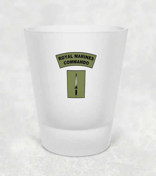 Royal Marines Dagger & Flash - Shot Glass