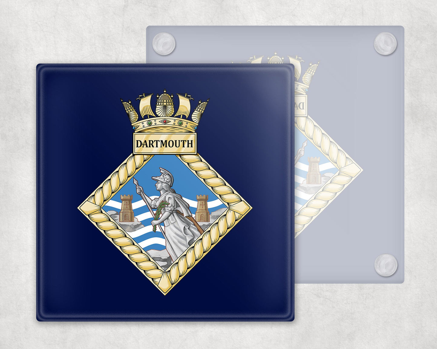 BRNC Dartmouth - Glass Coaster