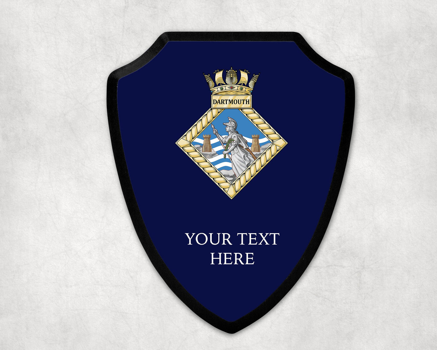 BRNC Dartmouth - Royal Navy Printed Wall Shield