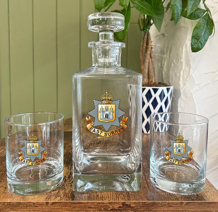 East Surrey Regiment - Decanter