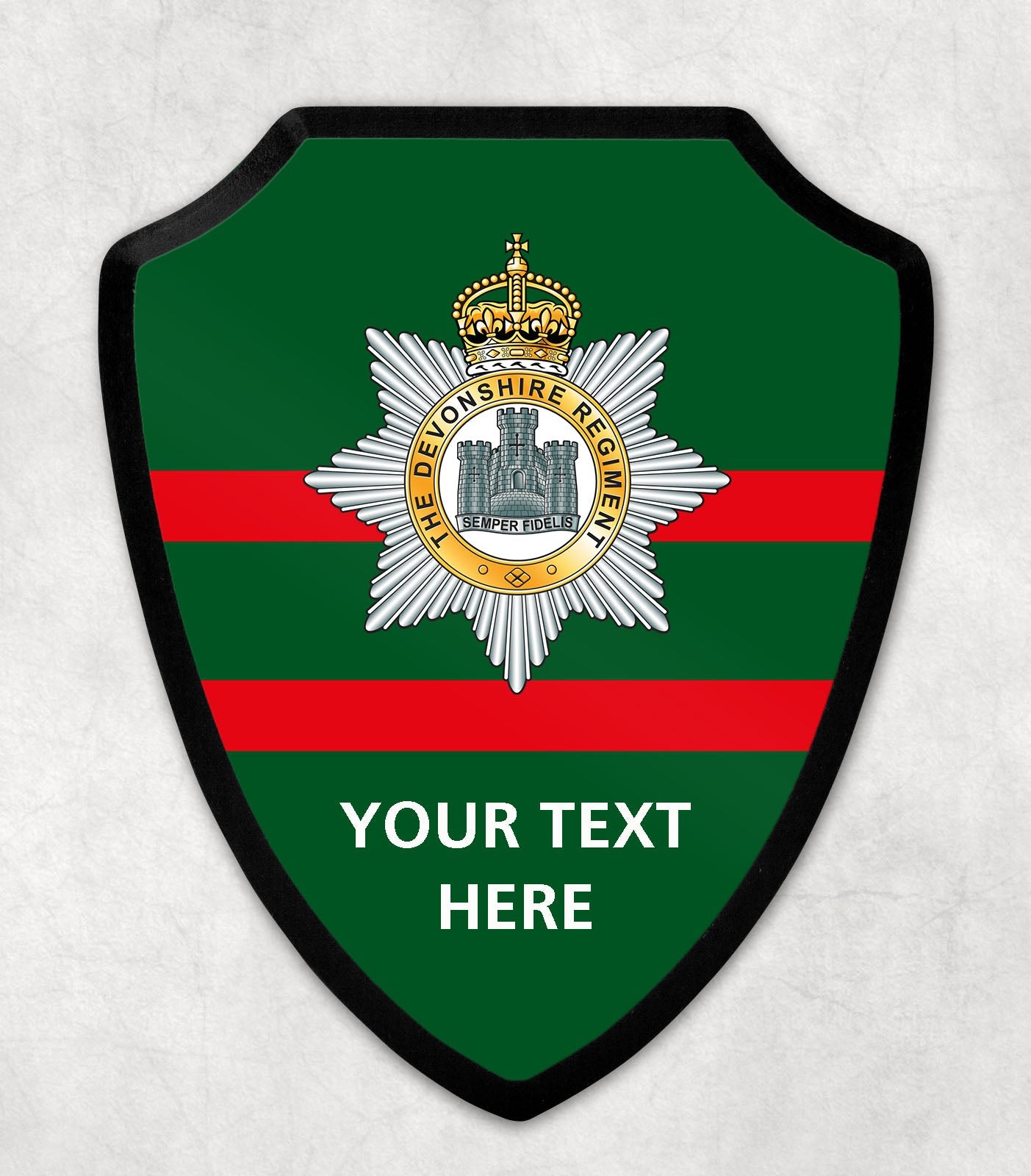 Devonshire Regiment - Printed Wall Shield