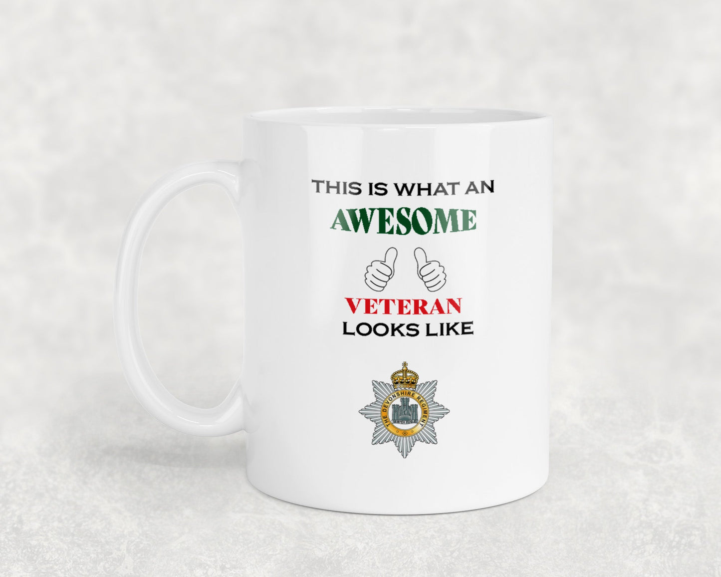 Devonshire Regiment - Awesome Veteran Mug