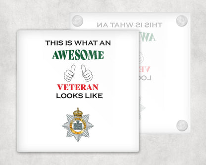Devonshire Regiment - Awesome Veteran Coasters