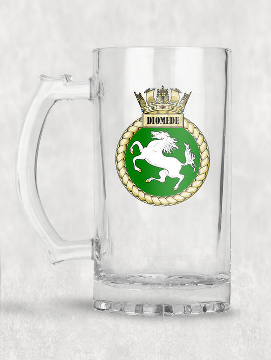 HMS Diomede - Tankard/Beer Mug/Stein