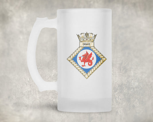HMS Drake - Frosted Stein