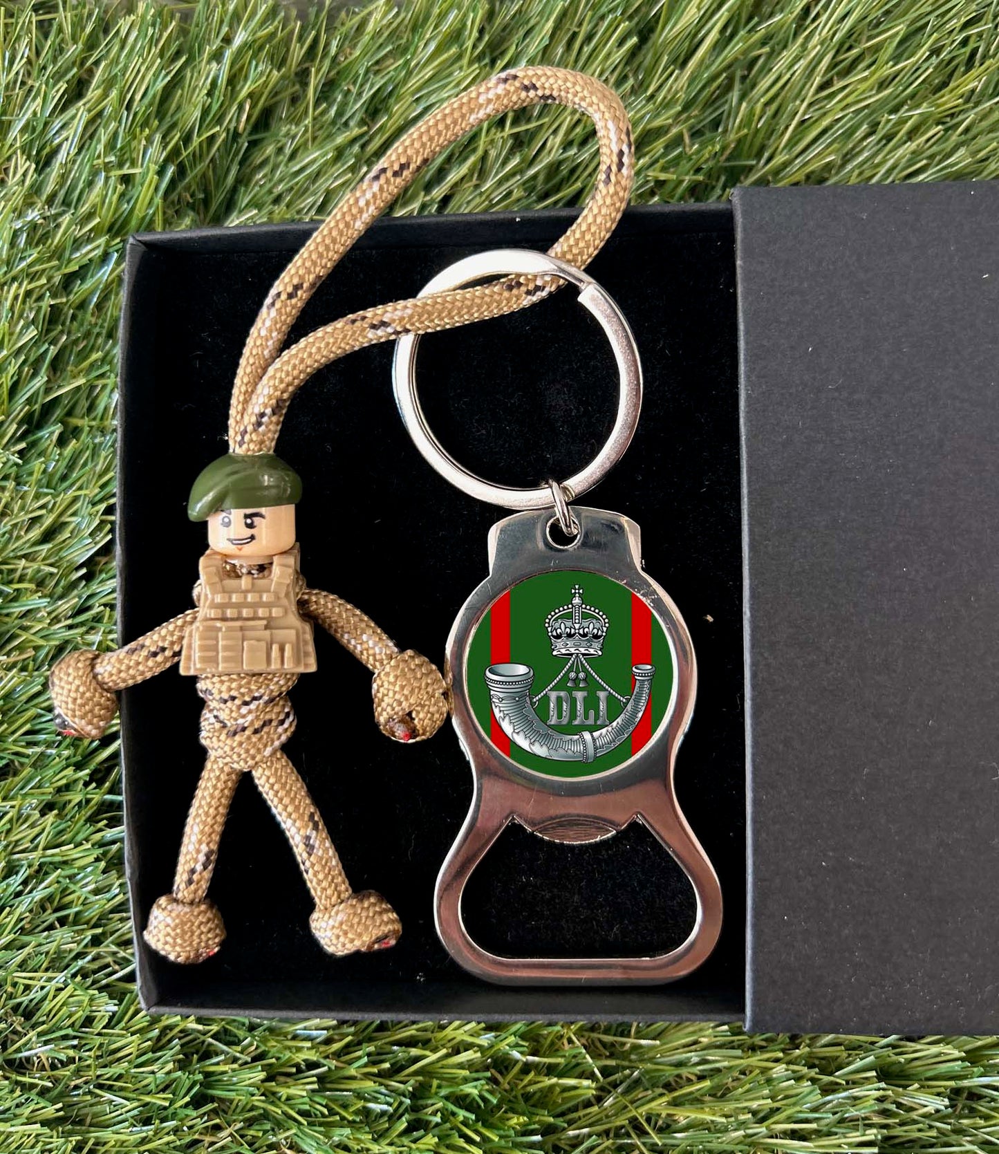Durham Light Infantry - pBuddies' Paracord Keychains and Key Ring Bottle Opener
