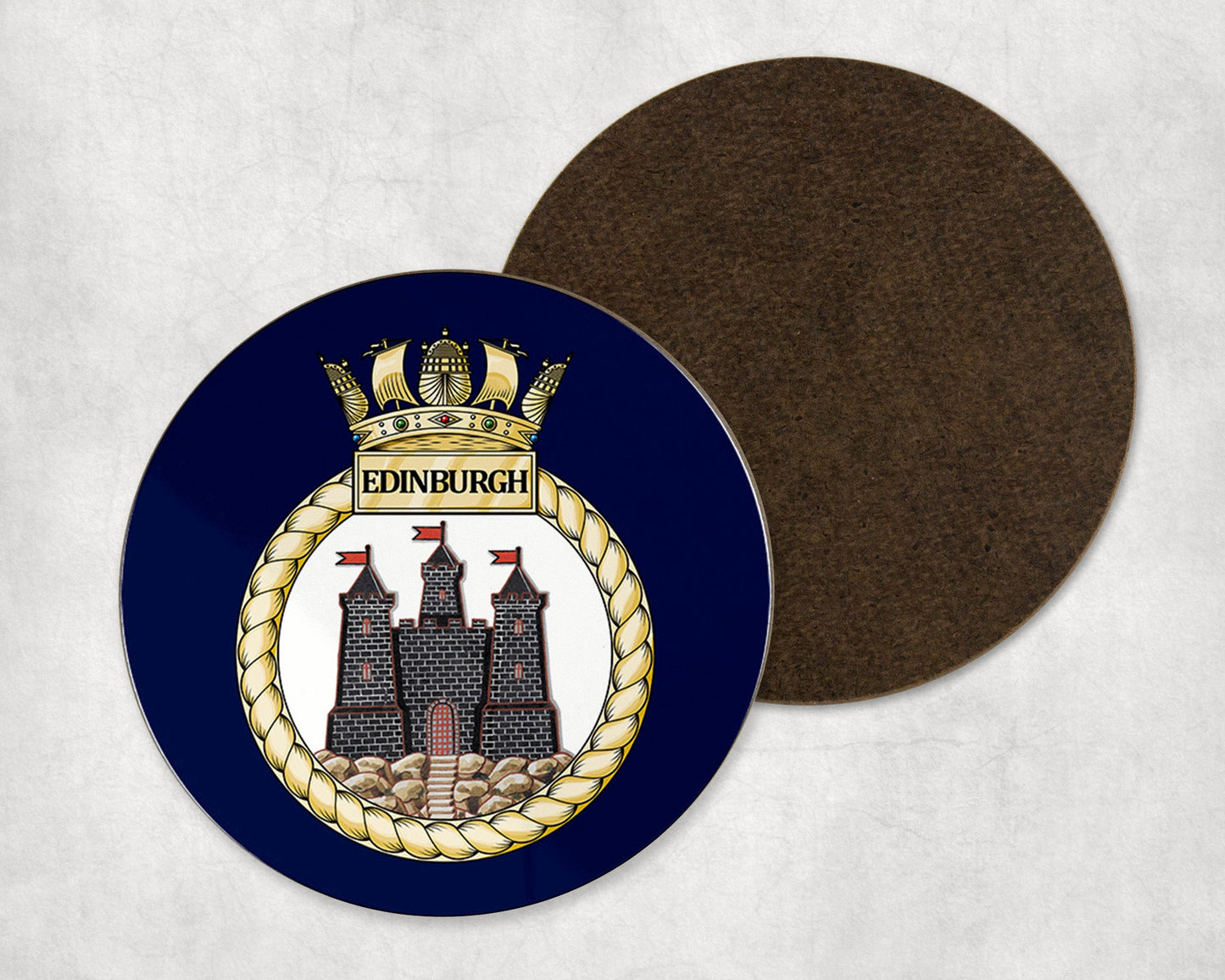 HMS Edinburgh - Round Coaster Set