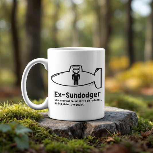 Ex-Sundodger Cartoon Mug - Gillian Jones