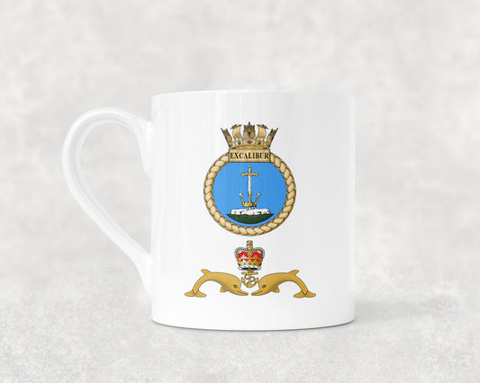 HMS Excalibur - Bone China Mug