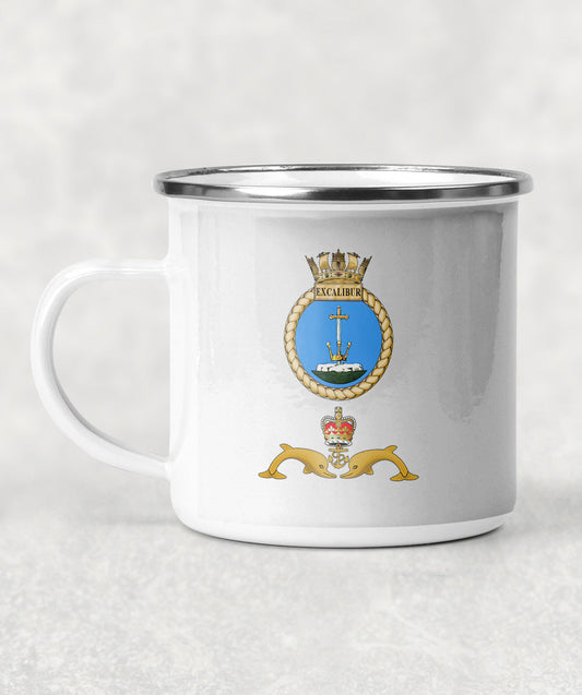 HMS Excalibur - Enamel Mug