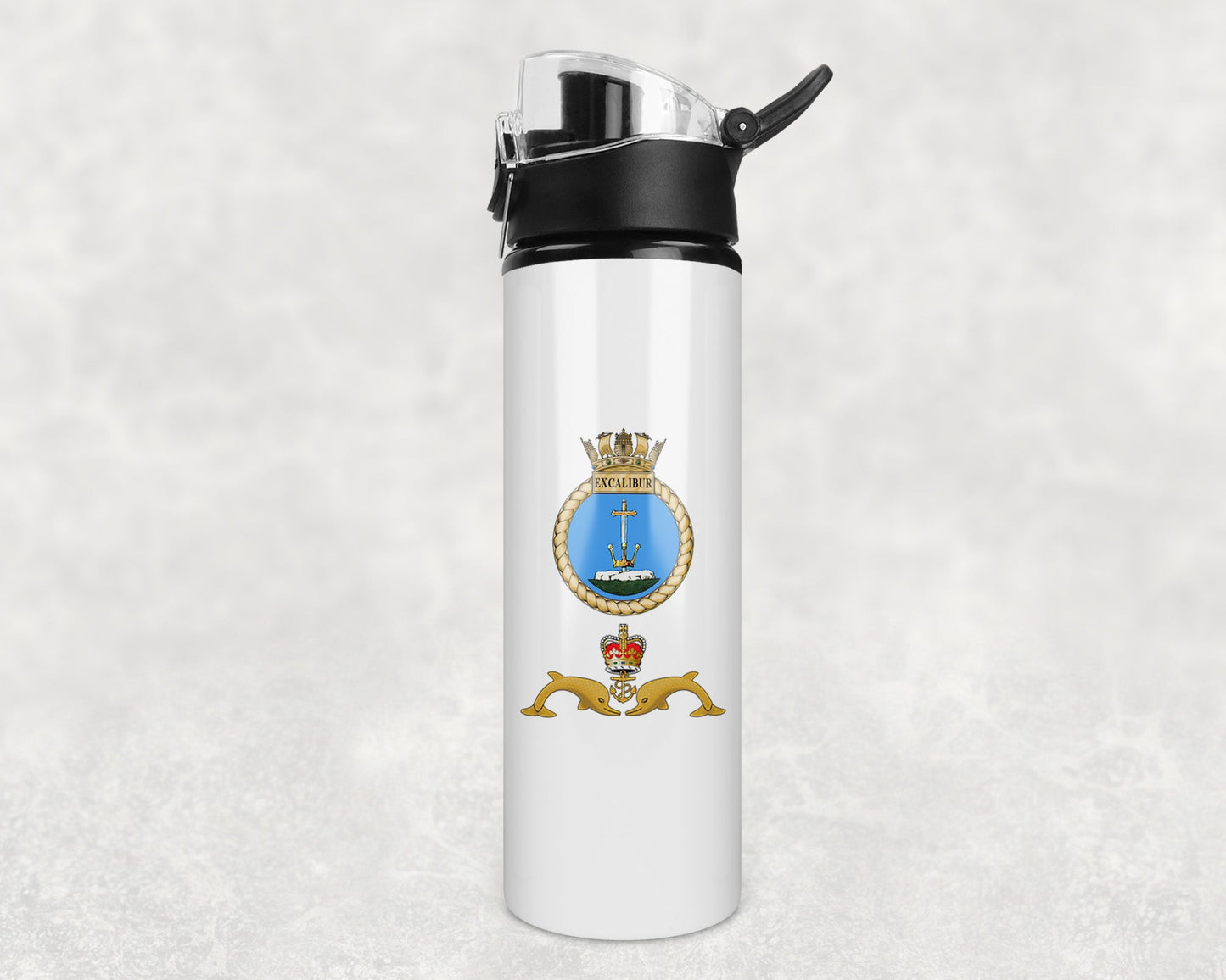HMS Excalibur - Flip Top Water Bottle