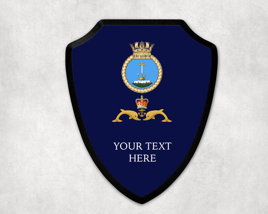 HMS Excalibur - Royal Navy Printed Wall Shield