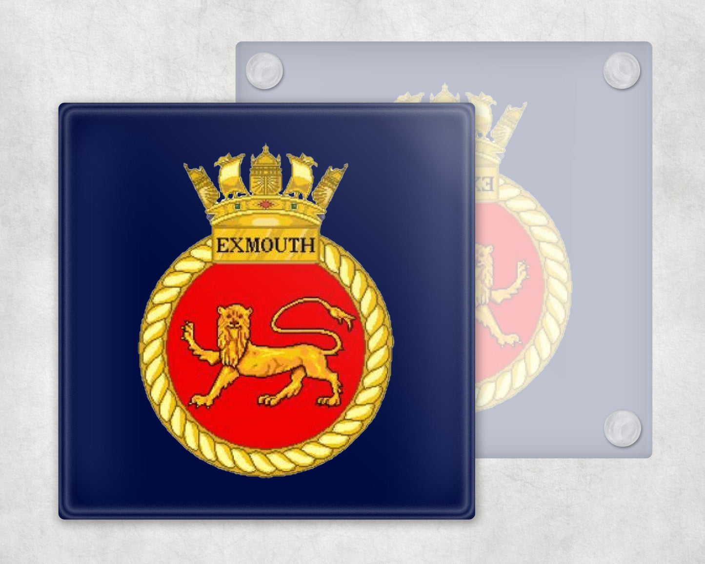 HMS Exmouth - Glass Coaster