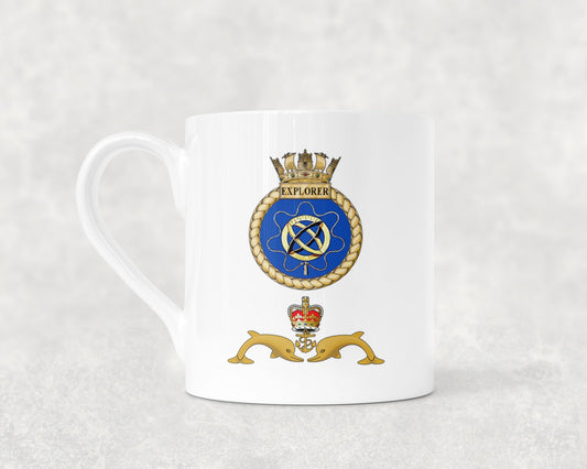 HMS Explorer - Bone China Mug