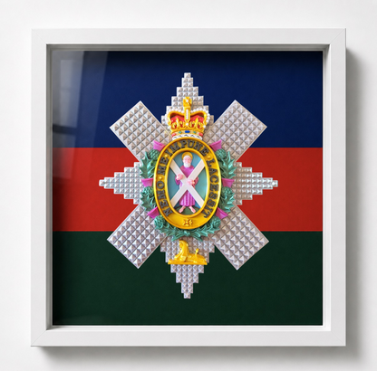 Black Watch Cap Badge Display Frame | Officially Licensed