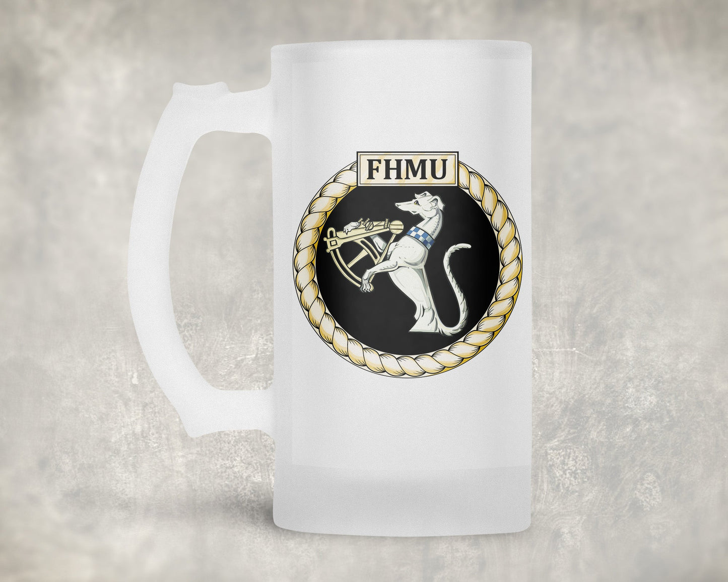 Fleet Hydrographic Meteorological Unit FHMU - Frosted Stein/Tankard/Beer Mug - Frosted Stein/Tankard/Beer Mug