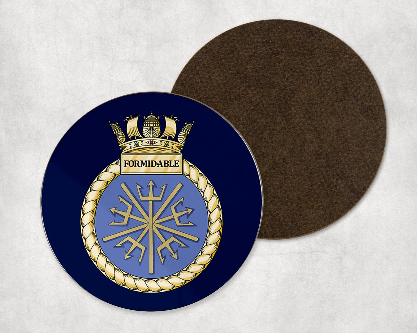 HMS Formidable - Round Coaster Set