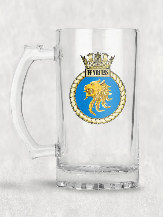 HMS Fearless - Tankard/Beer Mug/Stein