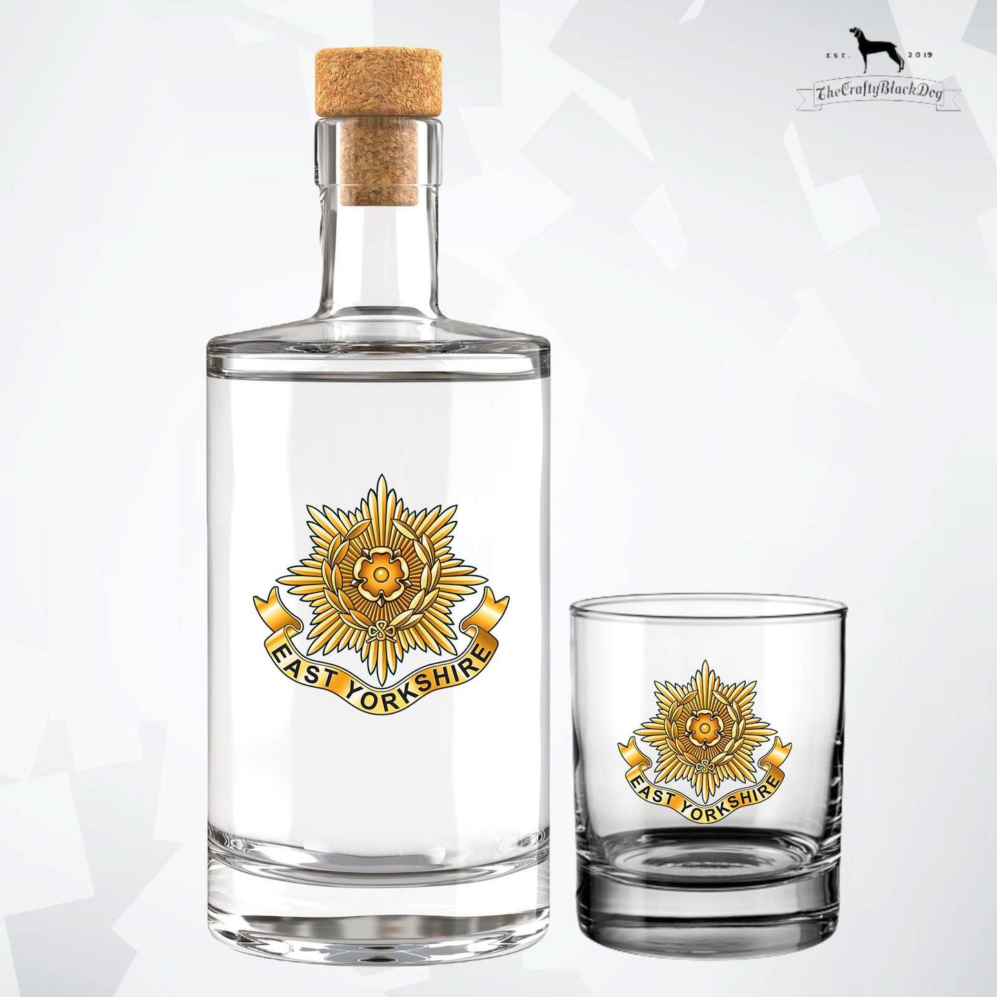 East Yorkshire Regiment - Fill Your Own Spirit Bottle