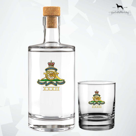 32 Regiment Royal Artillery - Fill Your Own Spirit Bottle