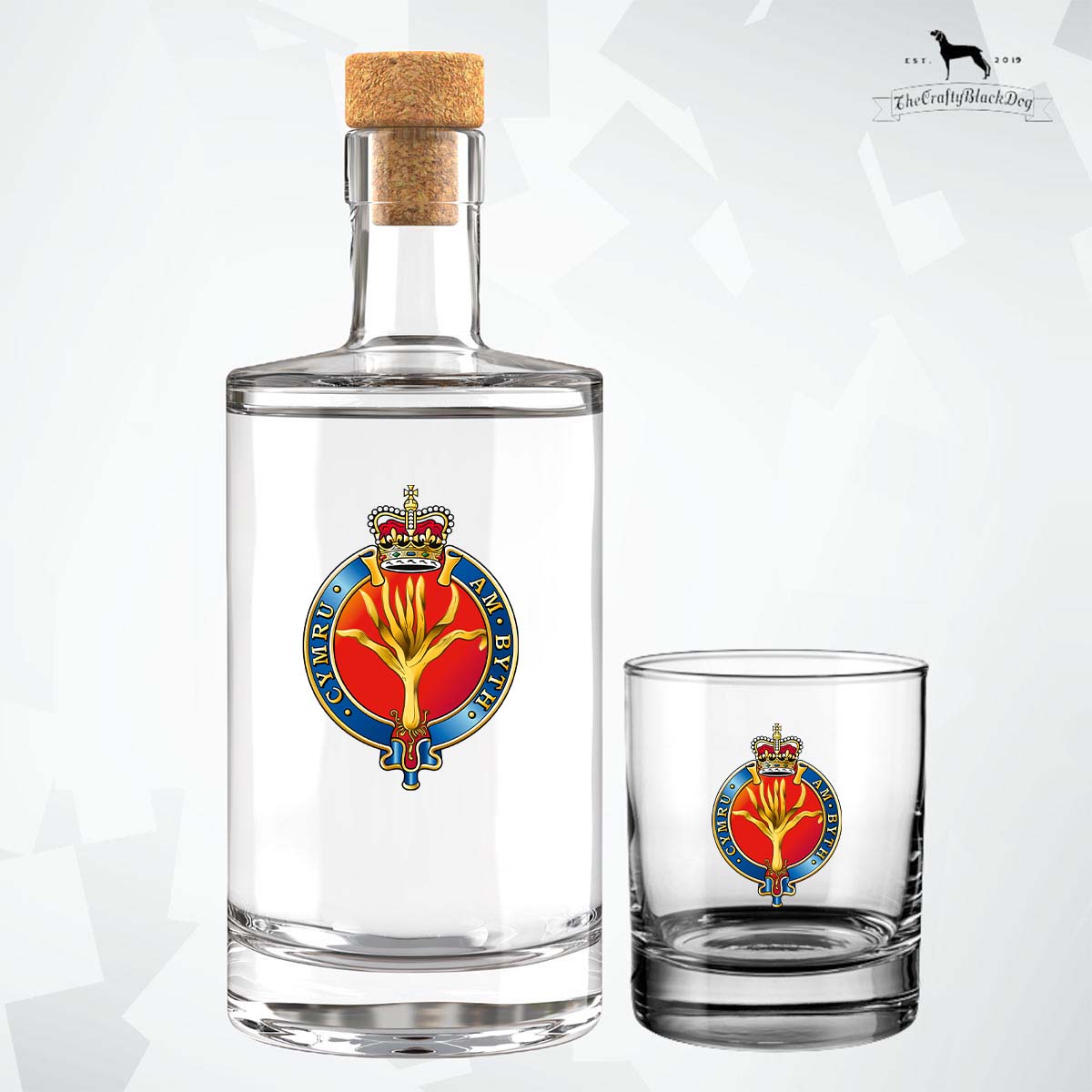 Welsh Guards Cypher - Fill Your Own Spirit Bottle