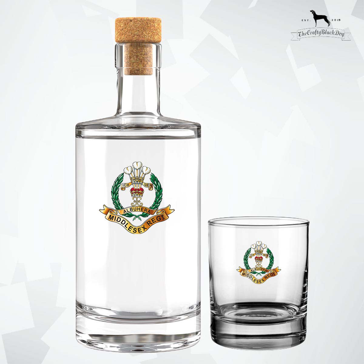 Middlesex Regiment - Fill Your Own Spirit Bottle