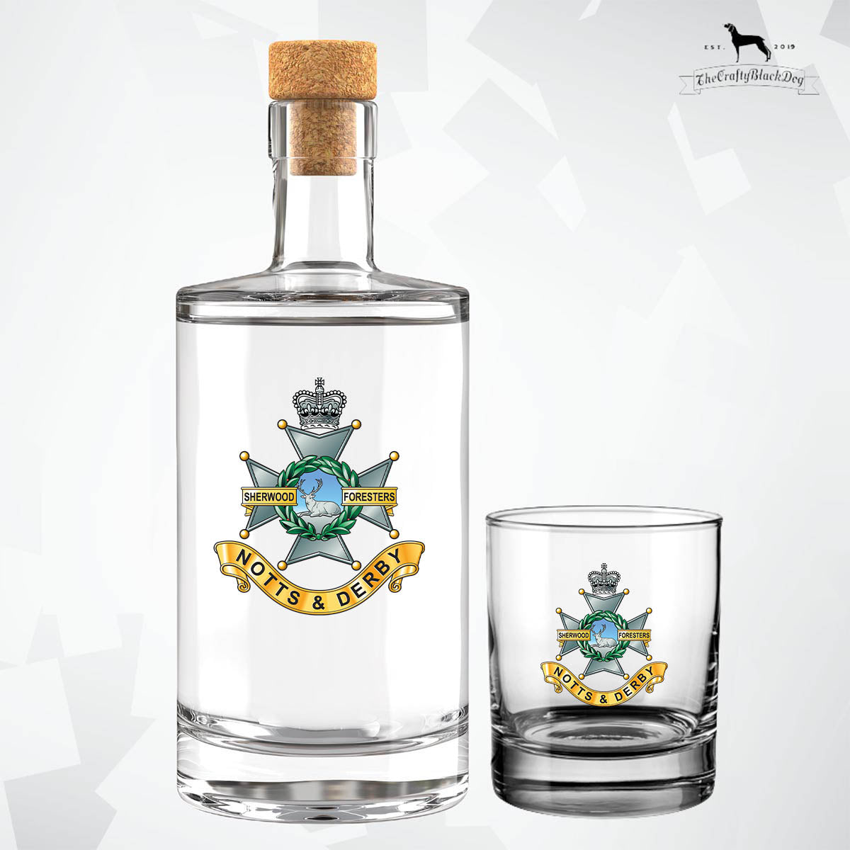 The Sherwood Foresters (Notts and Derby Regiment) - Fill Your Own Spirit Bottle