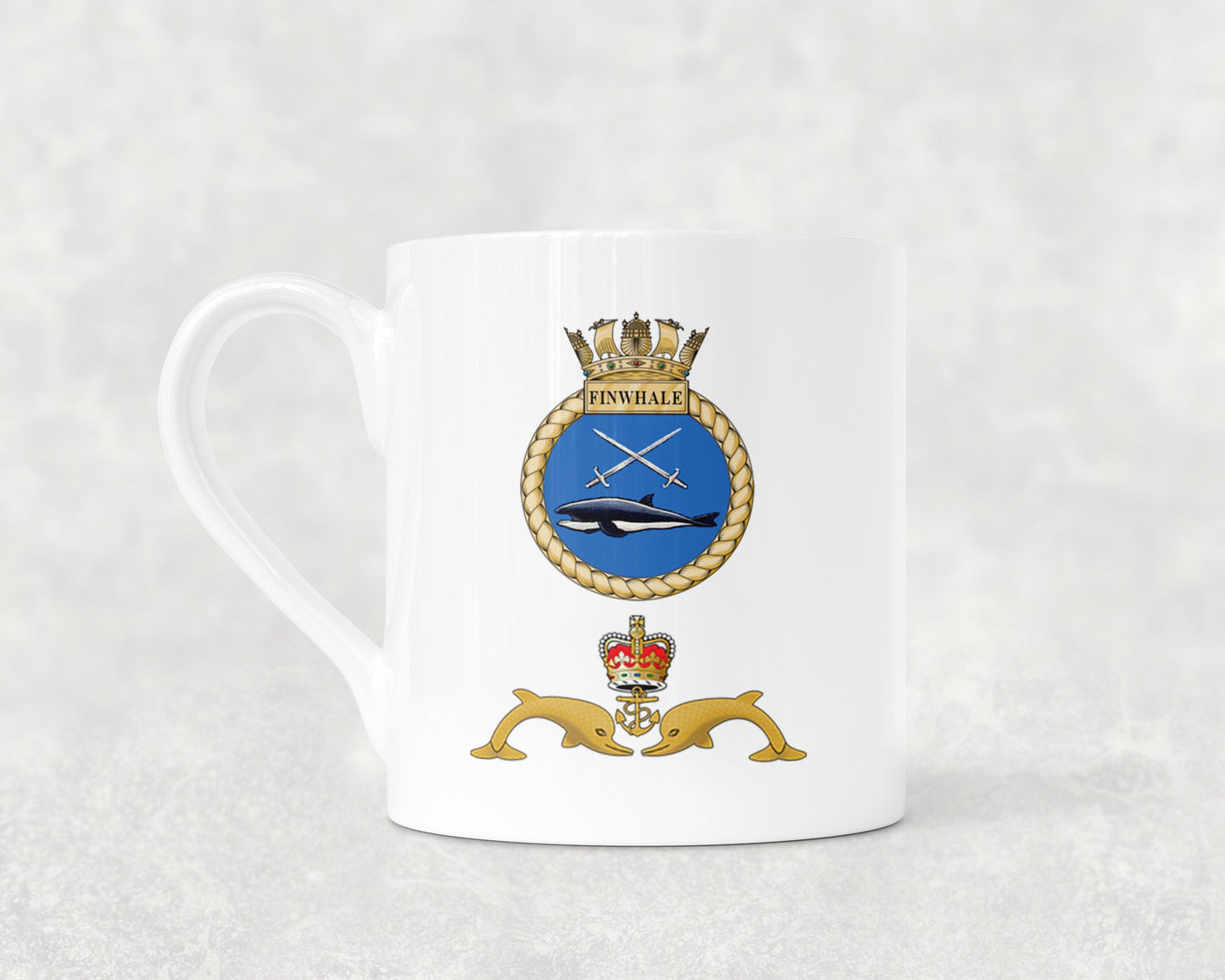 HMS Finwhale - Bone China Mug