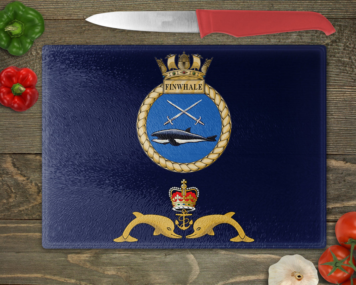 HMS Finwhale - Cutting Board