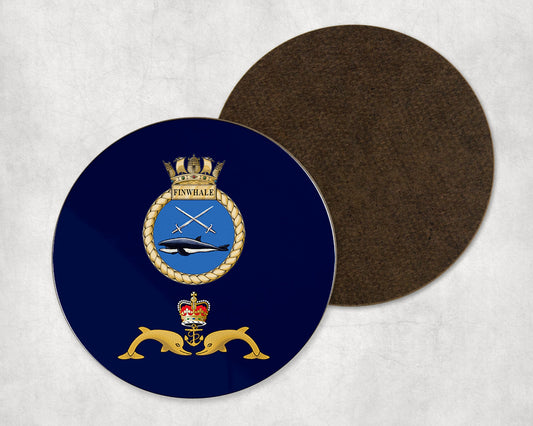 HMS Finwhale - Round Coaster Set