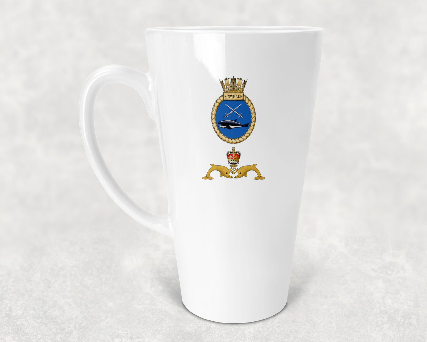 HMS Finwhale - Latte Mug 17oz