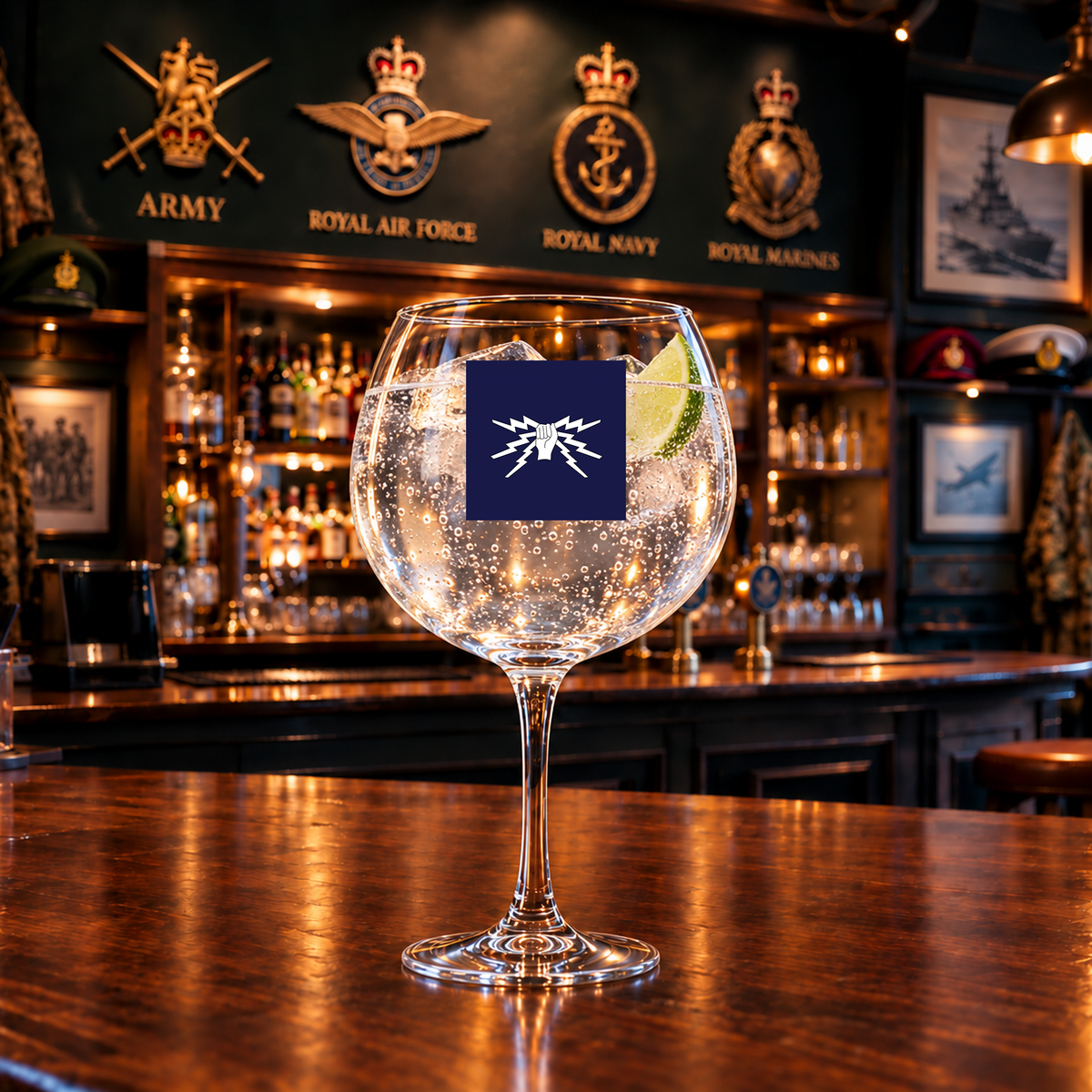 Fist Sparks - Gin Glass | The Crafty Black Dog - Gin Glass | The Crafty Black Dog