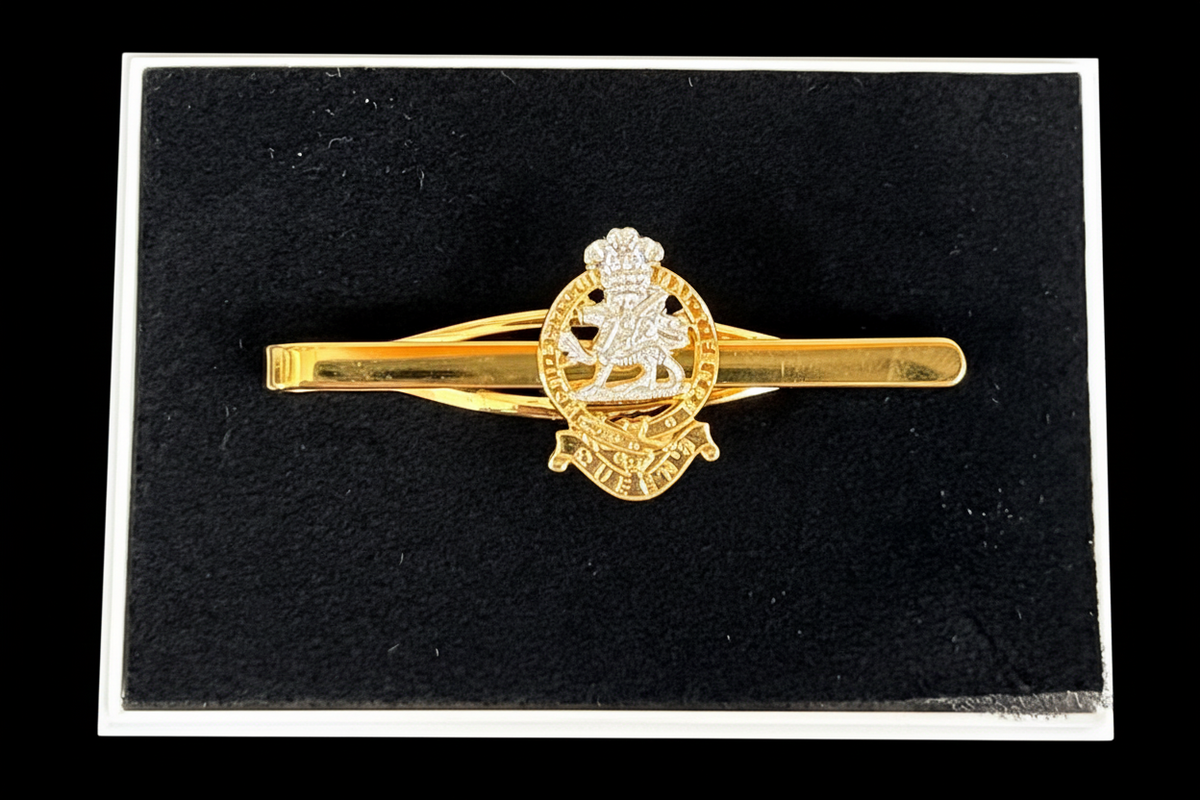 The Queen's Regiment Tie Bar