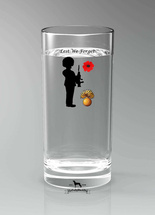 Lest We Forget - Grenadier Guards - Highball Glass(es)
