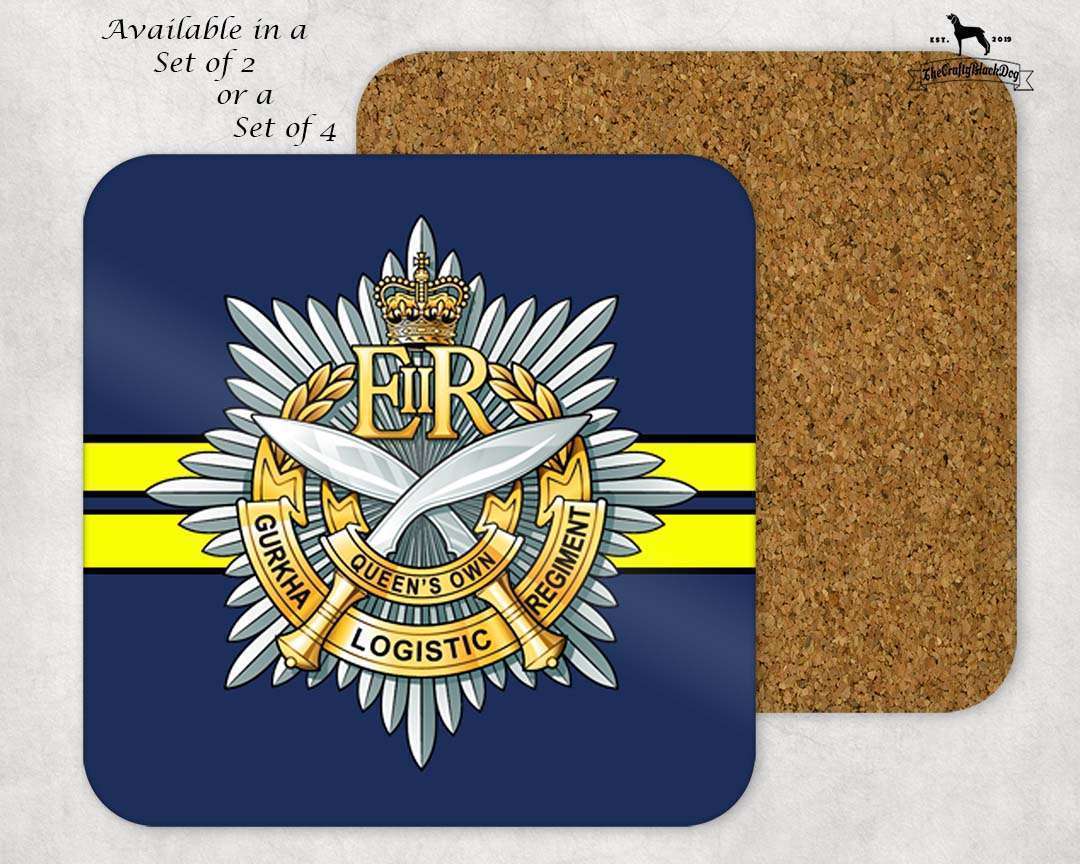 Queen's Own Gurkha Logistic Regt - COASTER SET