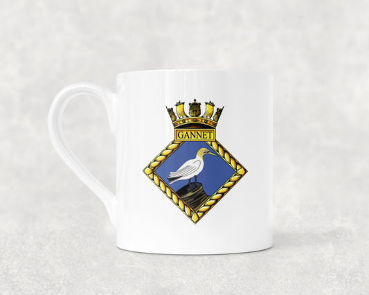 HMS Gannet - Bone China Mug