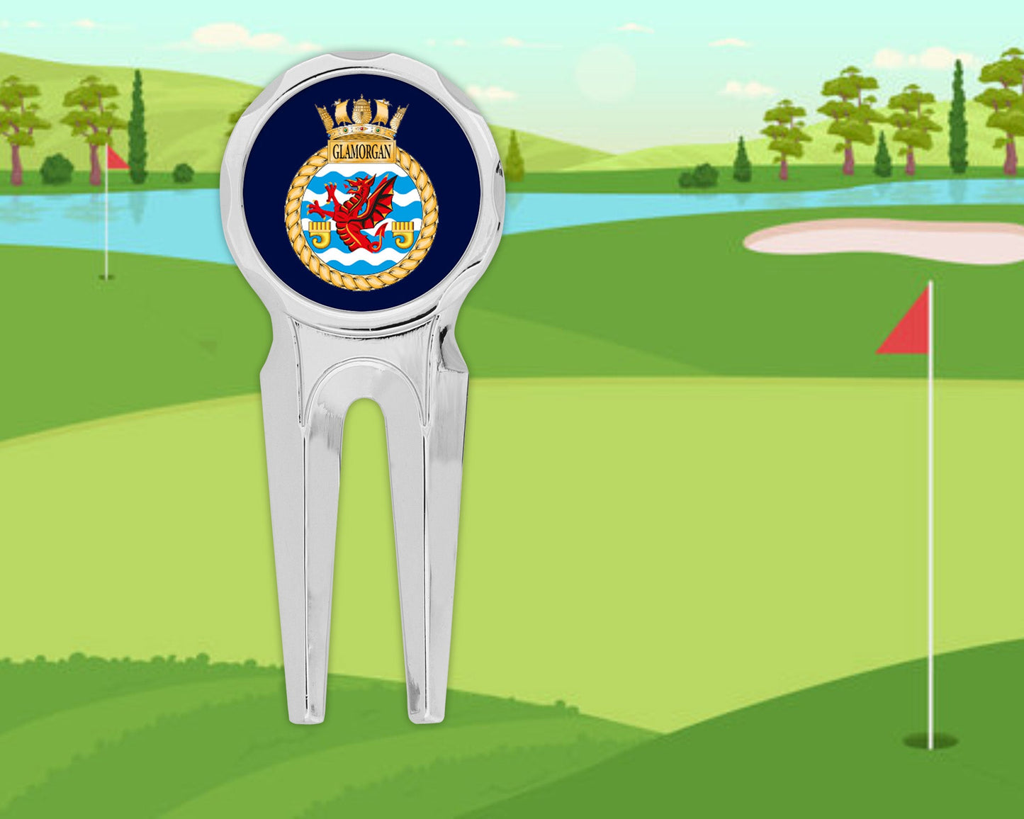 HMS Glamorgan - Golf Divot Repair Tool