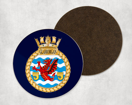HMS Glamorgan - Round Coaster Set