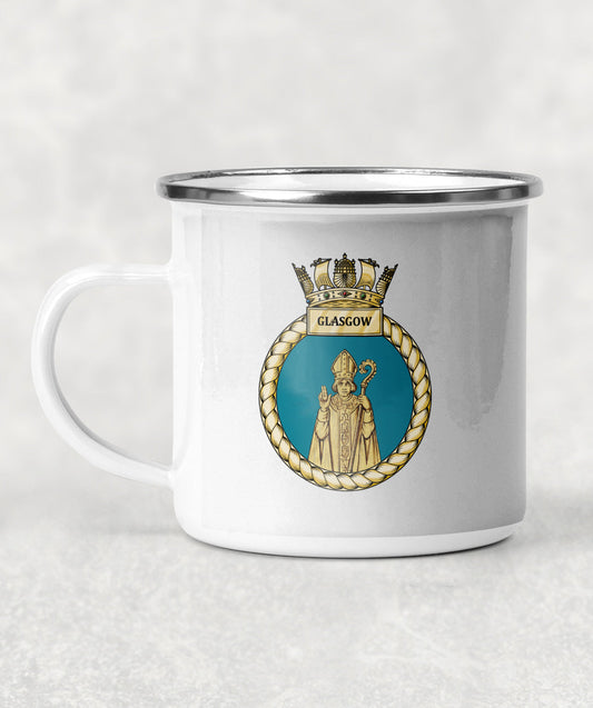HMS Glasgow - Enamel Mug