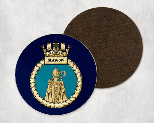 HMS Glasgow - Round Coaster Set