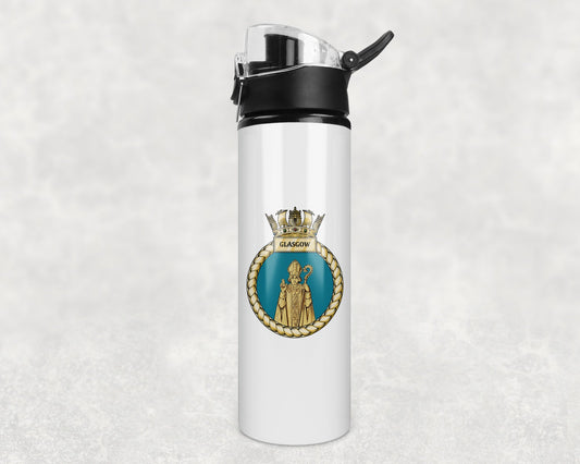 HMS Glasgow - Flip Top Water Bottle